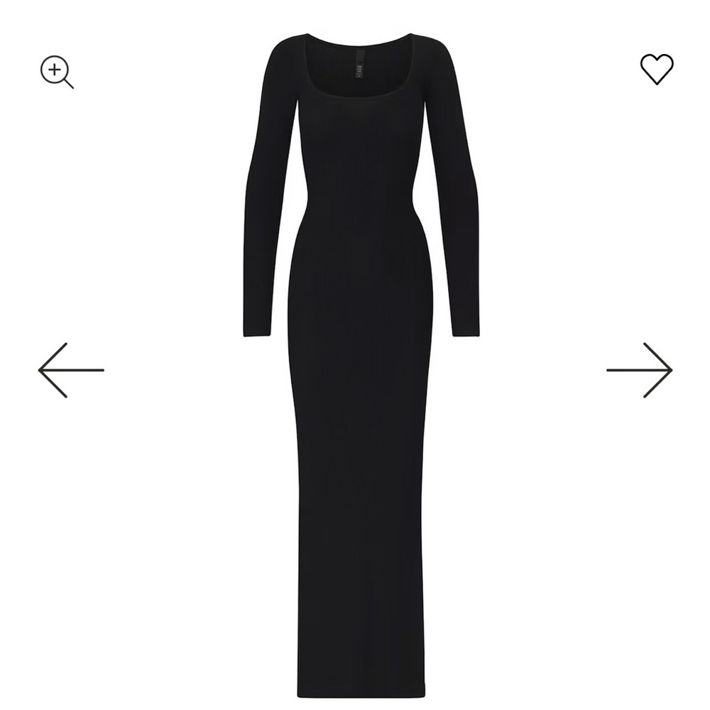 Skims Soft Lounge Long Sleeve Dress